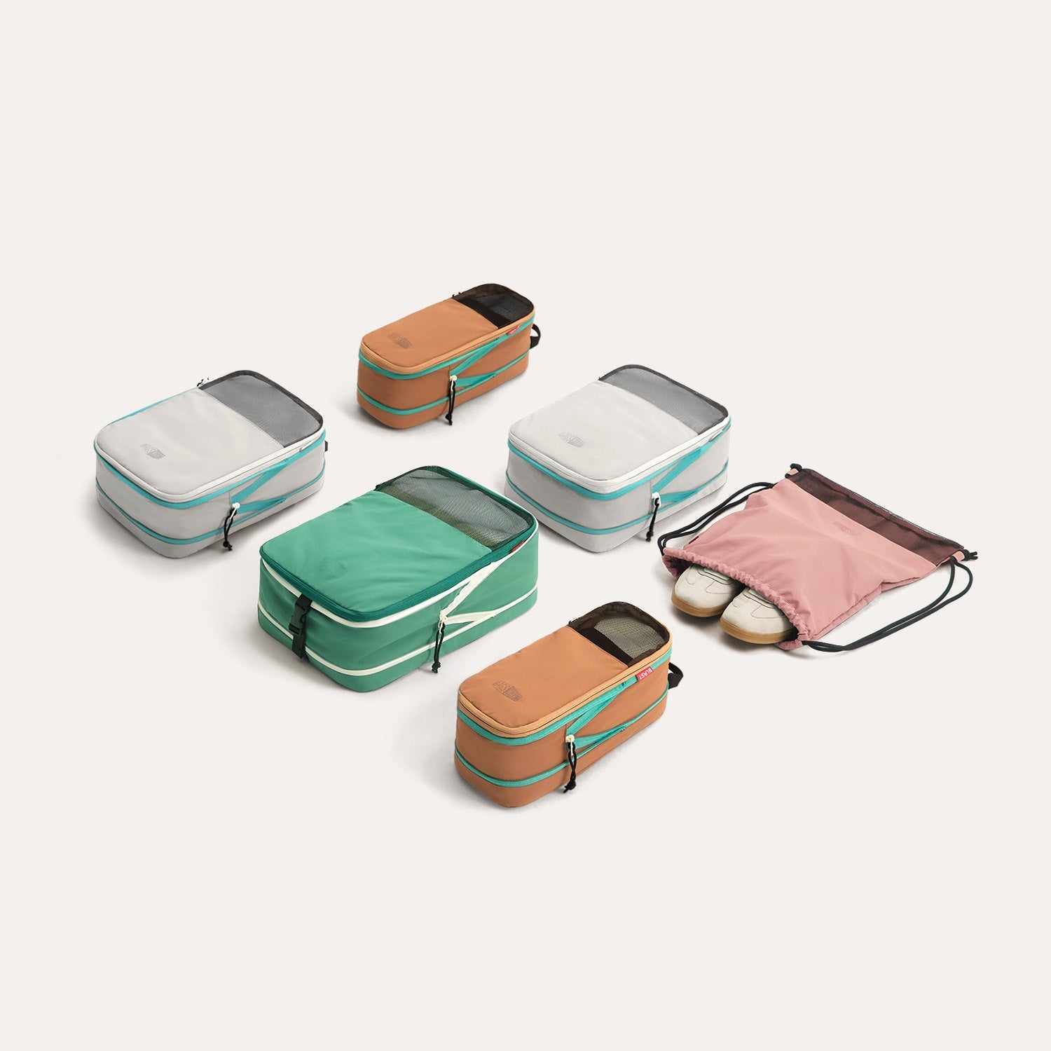 Ultimate 6-Piece Compression Travel Packing Cube Set