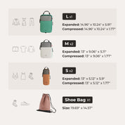 Ultimate 6-Piece Compression Travel Packing Cube Set