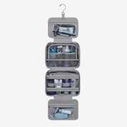 Zora Clear Hanging Toiletry Organizer for Space-Saving Convenience