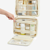 Zora Clear Hanging Toiletry Organizer for Space-Saving Convenience