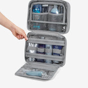 Zora Clear Hanging Toiletry Organizer for Space-Saving Convenience