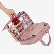 Zora Clear Hanging Toiletry Organizer for Space-Saving Convenience