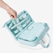 Zora Clear Hanging Toiletry Organizer for Space-Saving Convenience