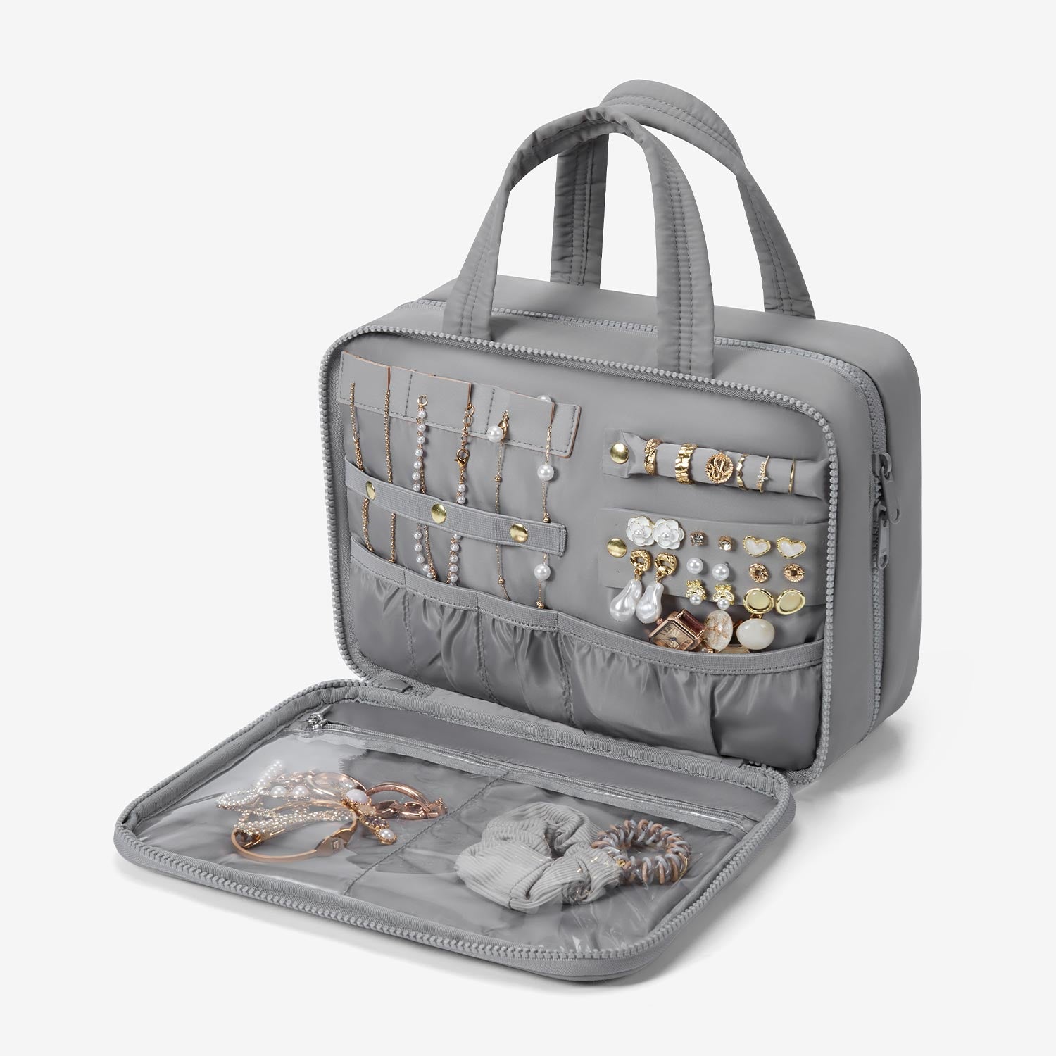 Zora Clear Hanging Toiletry Organizer for Space-Saving Convenience