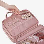 Zora Clear Hanging Toiletry Organizer for Space-Saving Convenience