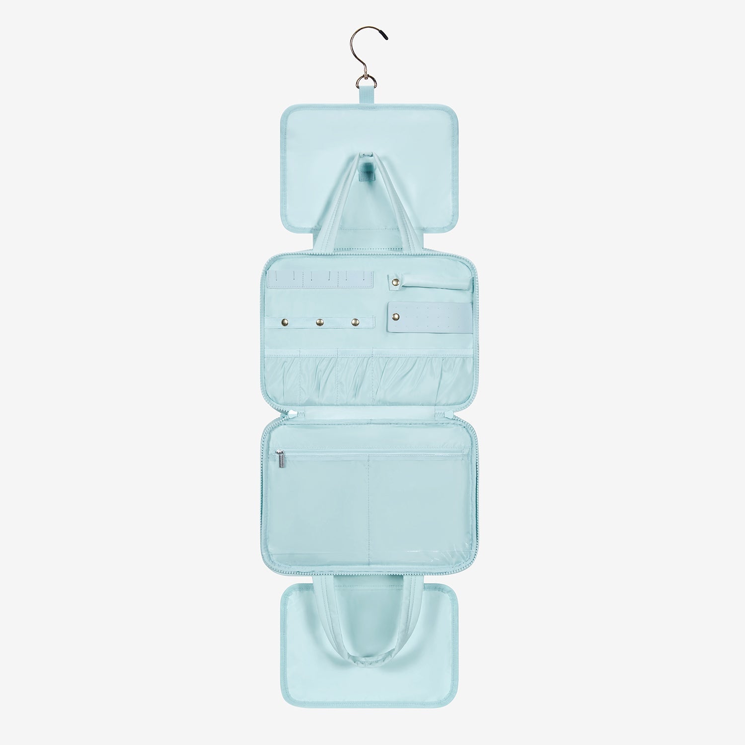 Zora Clear Hanging Toiletry Organizer for Space-Saving Convenience
