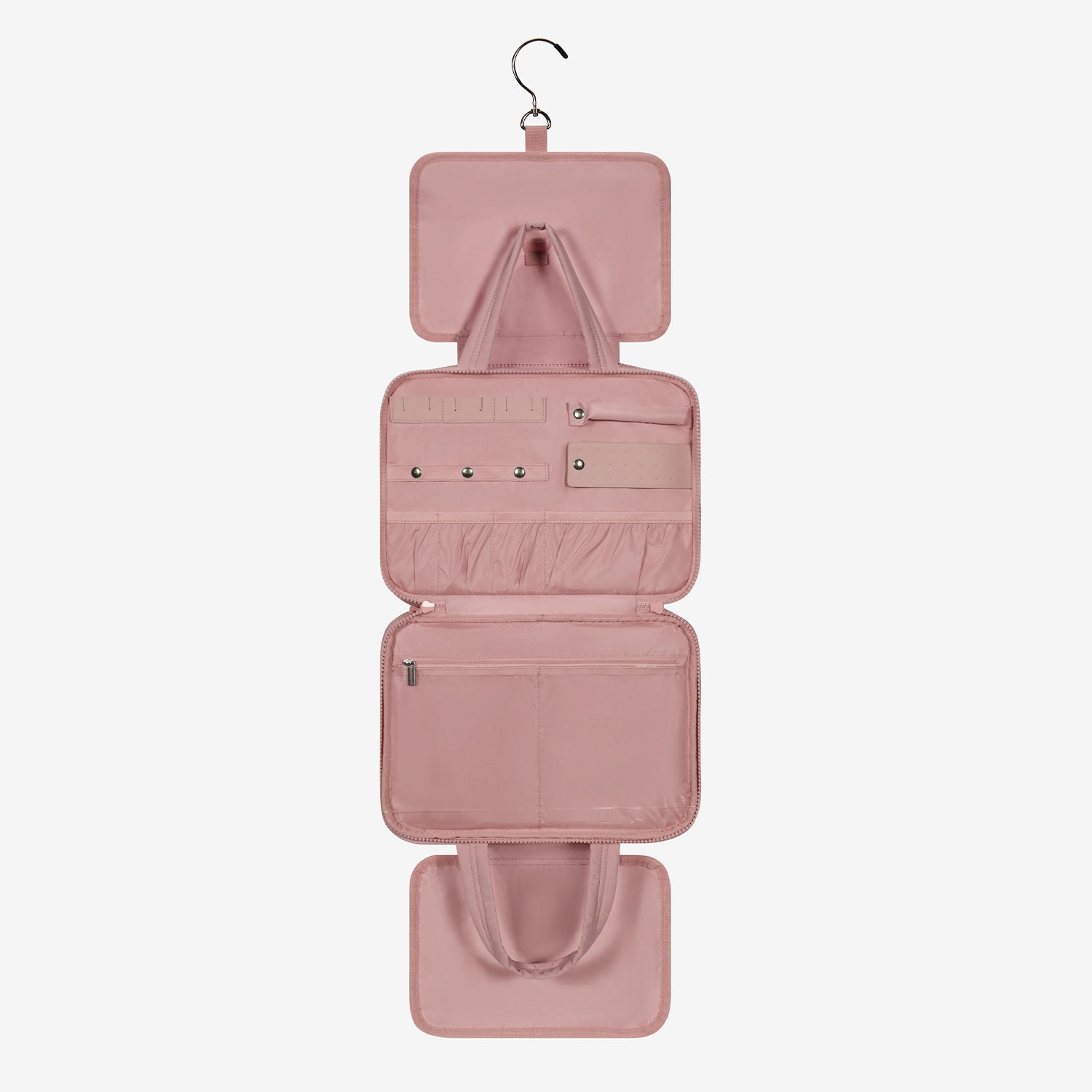 Zora Clear Hanging Toiletry Organizer for Space-Saving Convenience