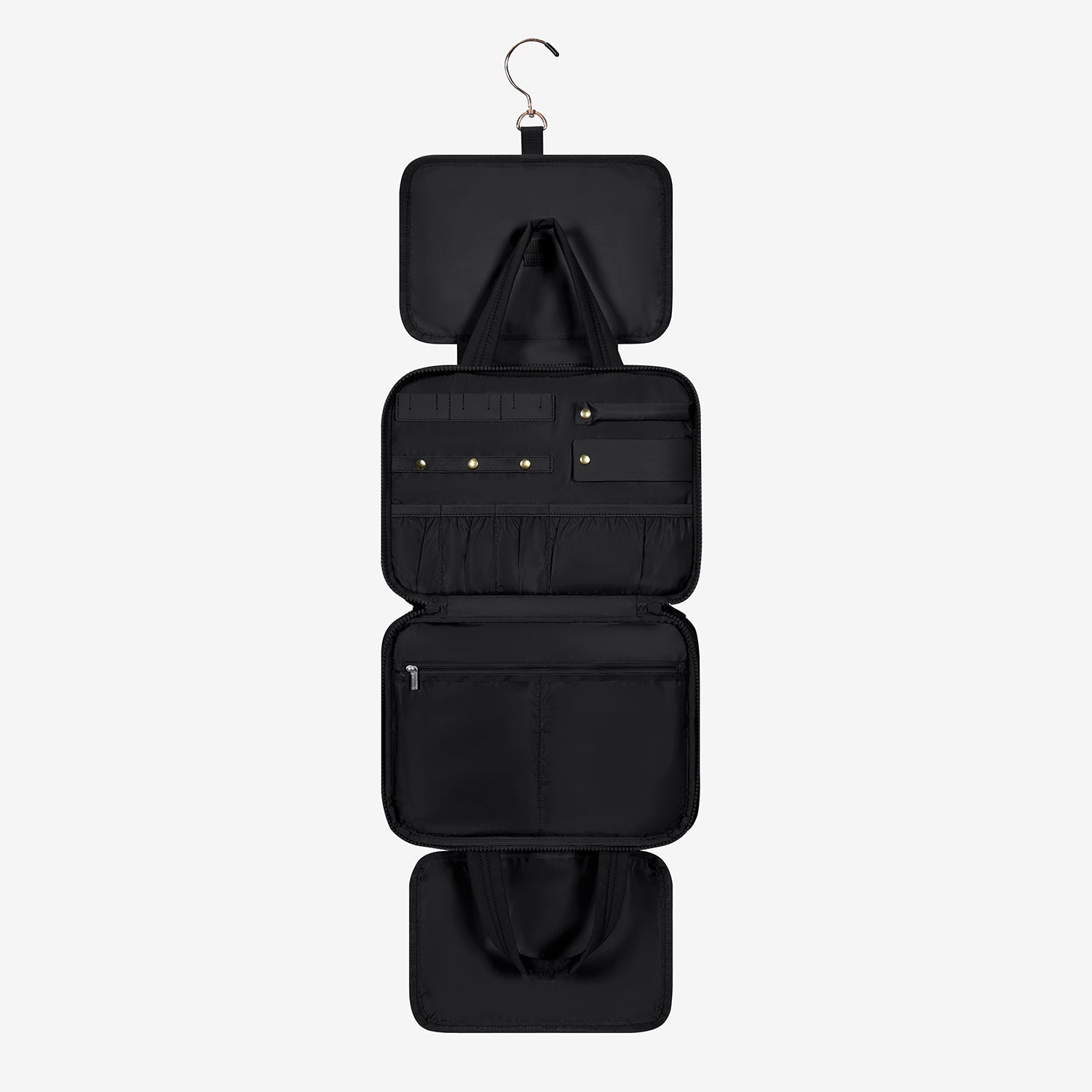 Zora Clear Hanging Toiletry Organizer for Space-Saving Convenience