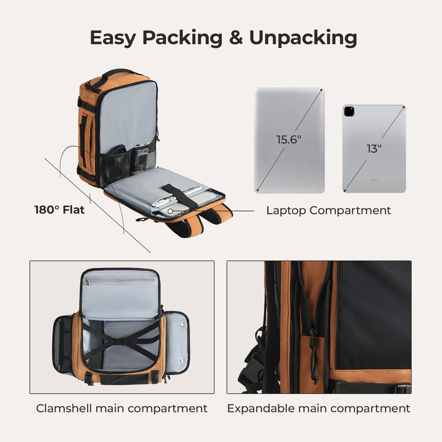 Ultimate 28L-38L Expandable Mesh Travel Backpack for Adventurers