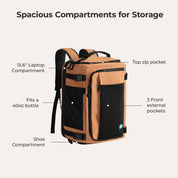Ultimate 28L-38L Expandable Mesh Travel Backpack for Adventurers