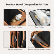 Ultimate 28L-38L Expandable Mesh Travel Backpack for Adventurers