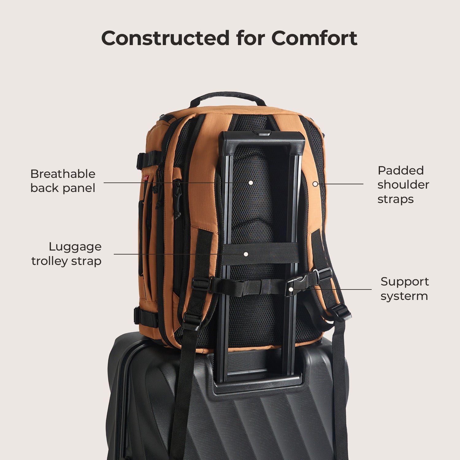 Ultimate 28L-38L Expandable Mesh Travel Backpack for Adventurers