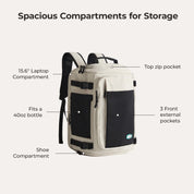 Ultimate 28L-38L Expandable Mesh Travel Backpack for Adventurers