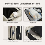 Ultimate 28L-38L Expandable Mesh Travel Backpack for Adventurers