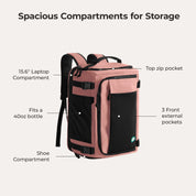 Ultimate 28L-38L Expandable Mesh Travel Backpack for Adventurers