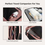Ultimate 28L-38L Expandable Mesh Travel Backpack for Adventurers