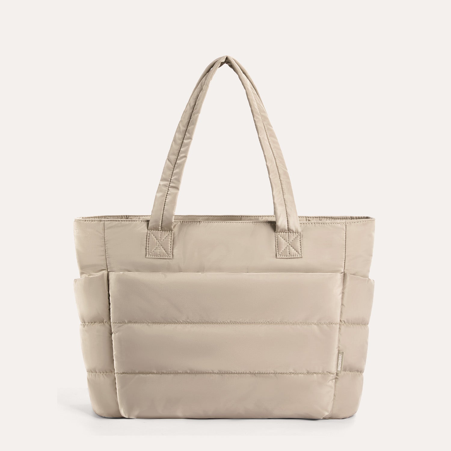 Stylish Bagsmart 20L Puffy Tote with Dedicated 15.6" Laptop Storage