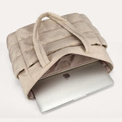 Stylish Bagsmart 20L Puffy Tote with Dedicated 15.6" Laptop Storage