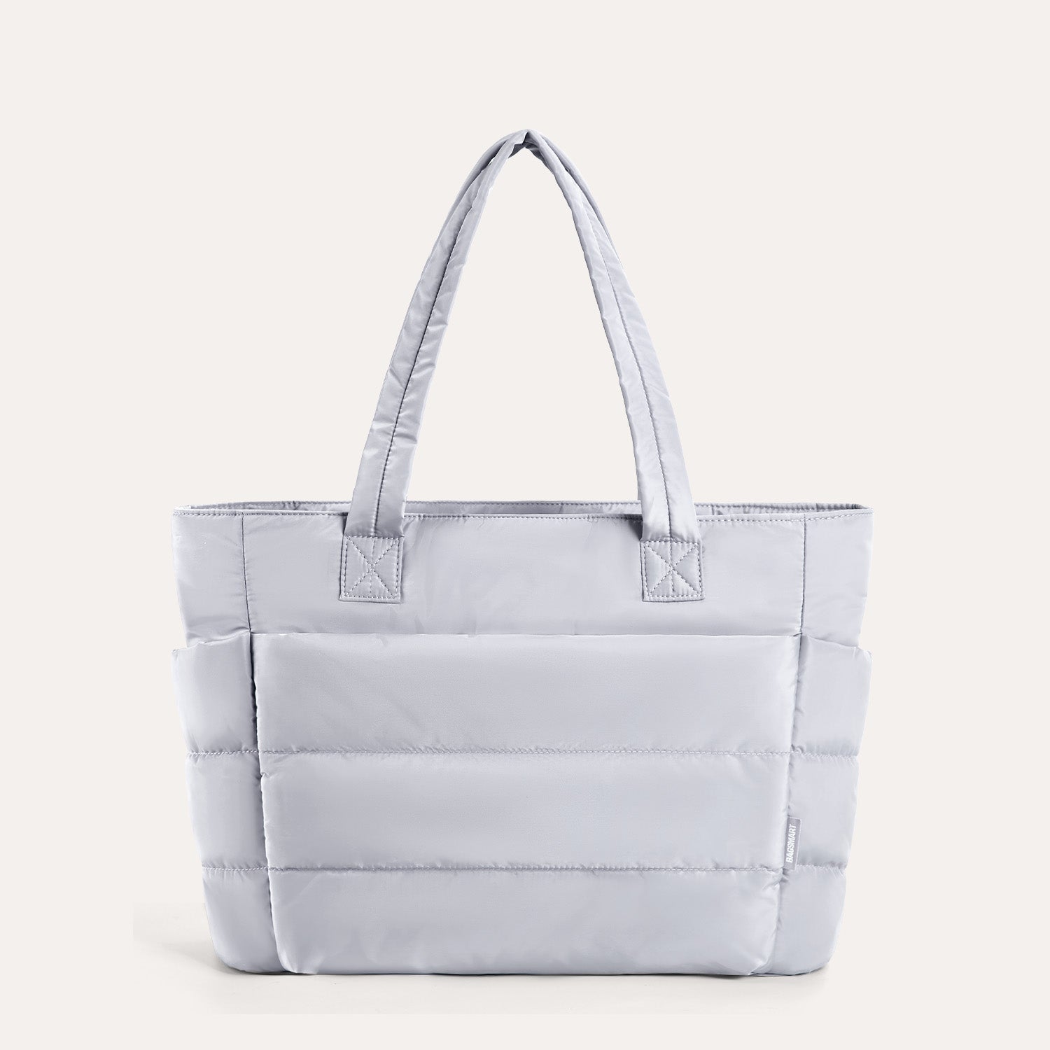 Stylish Bagsmart 20L Puffy Tote with Dedicated 15.6" Laptop Storage