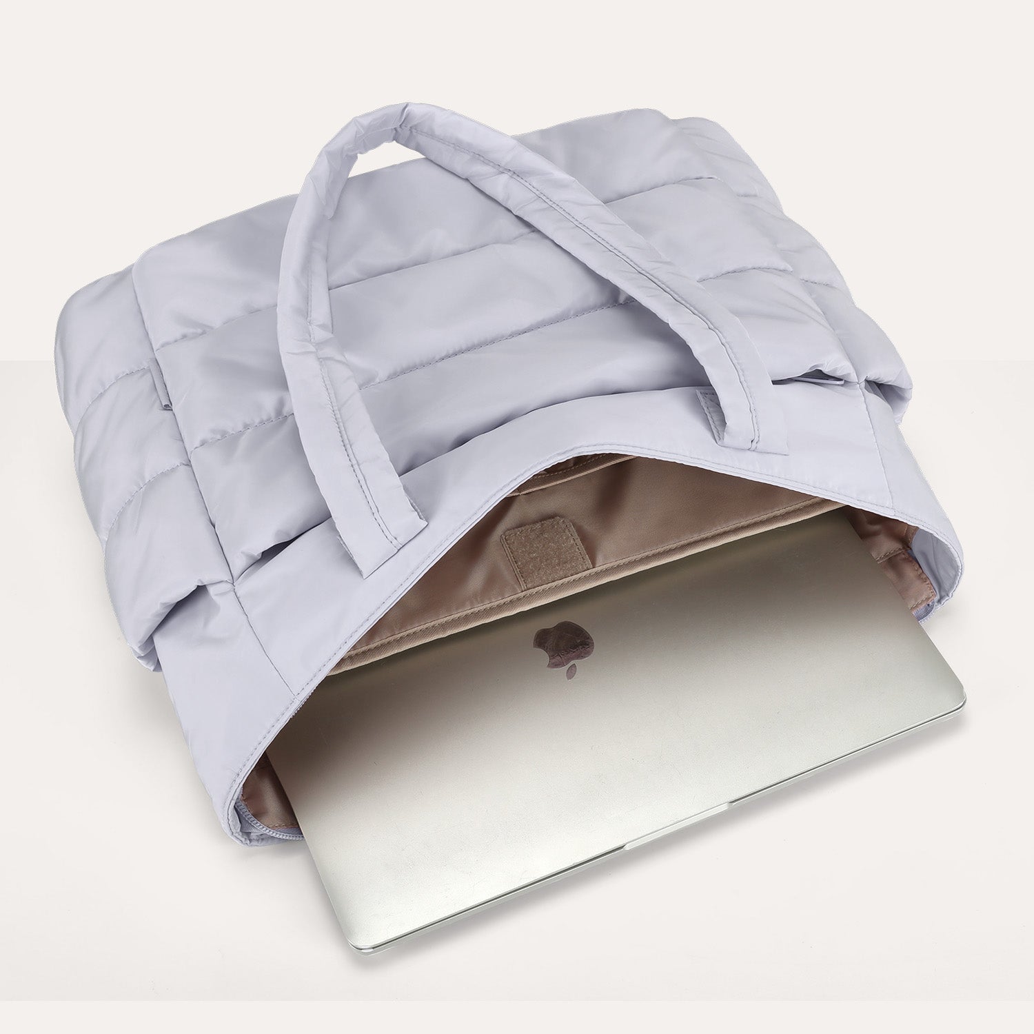 Stylish Bagsmart 20L Puffy Tote with Dedicated 15.6" Laptop Storage