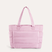 Stylish Bagsmart 20L Puffy Tote with Dedicated 15.6" Laptop Storage