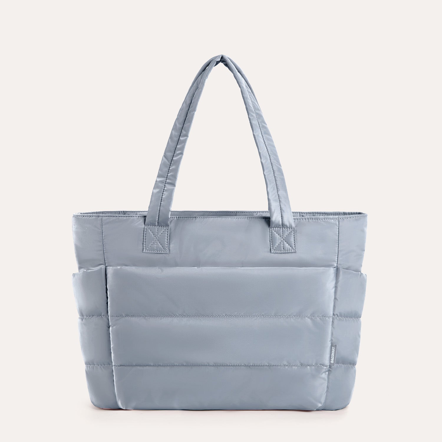 Stylish Bagsmart 20L Puffy Tote with Dedicated 15.6" Laptop Storage