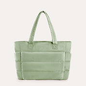 Stylish Bagsmart 20L Puffy Tote with Dedicated 15.6" Laptop Storage