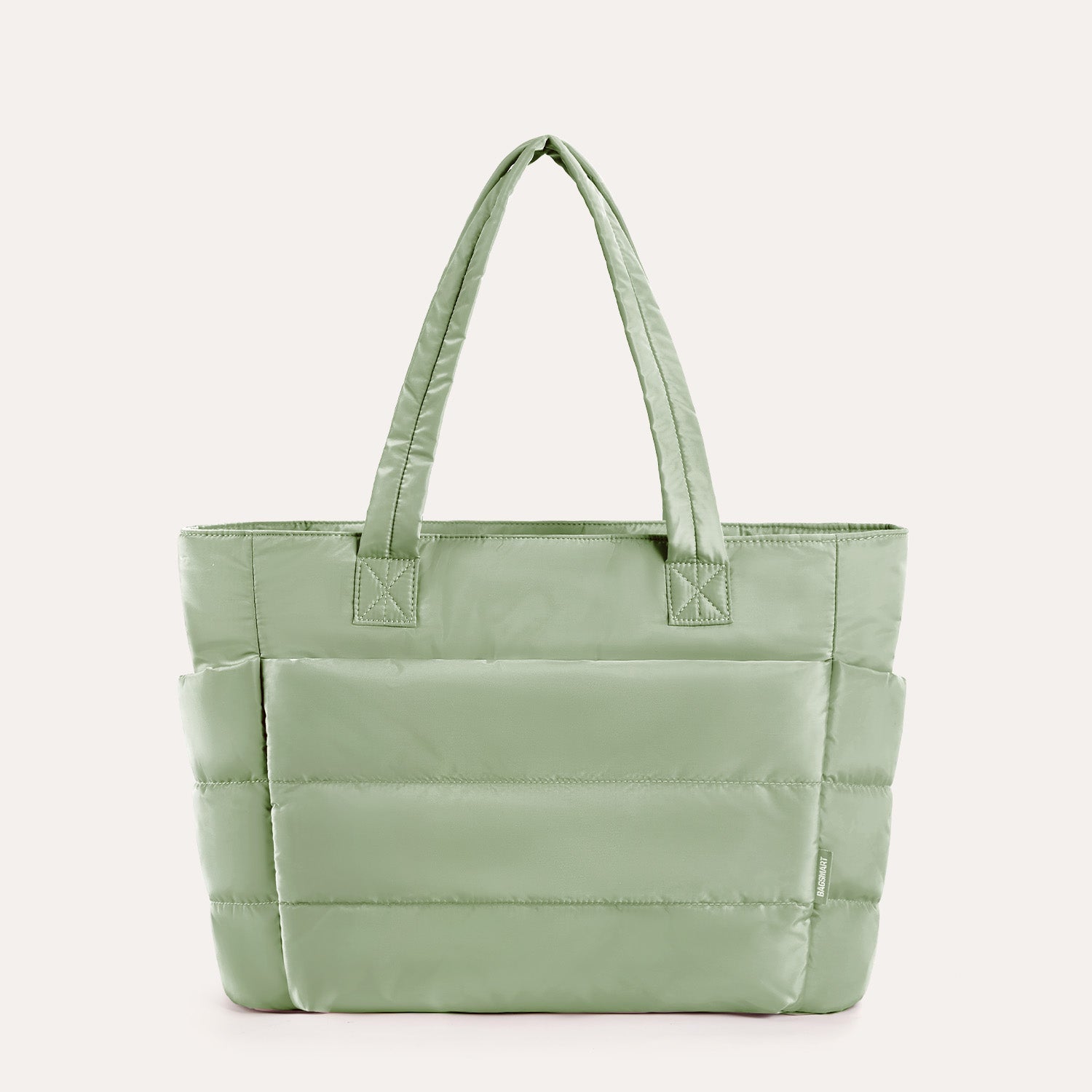 Stylish Bagsmart 20L Puffy Tote with Dedicated 15.6" Laptop Storage