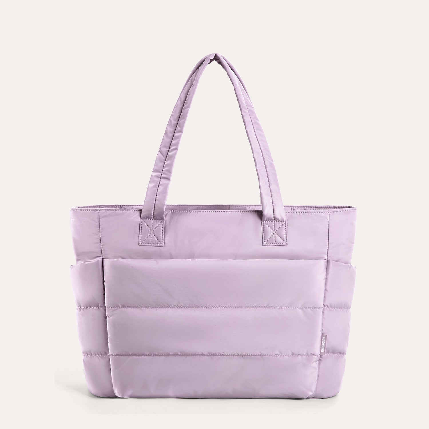 Stylish Bagsmart 20L Puffy Tote with Dedicated 15.6" Laptop Storage