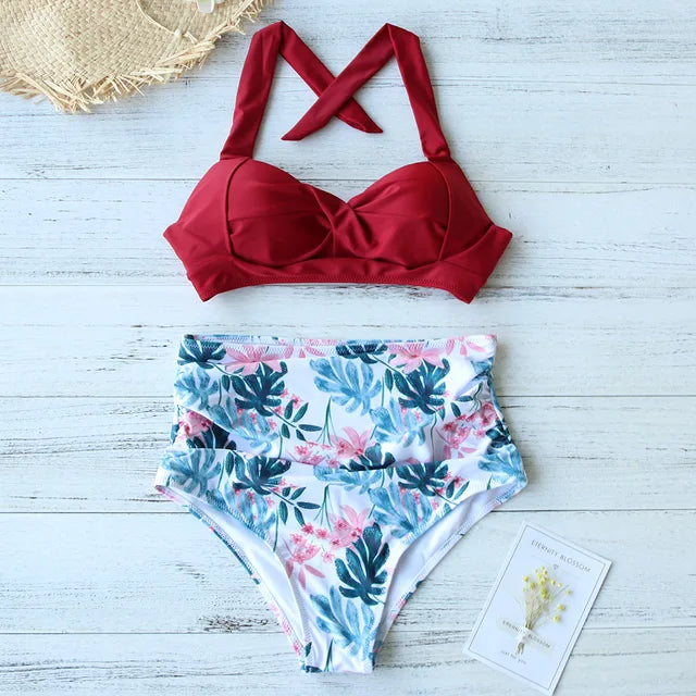 Sophie | High-Waisted Bikini Set for Beach and Pool