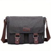 Azariah | Men's Vintage Canvas Crossbody Messenger Travel Bag