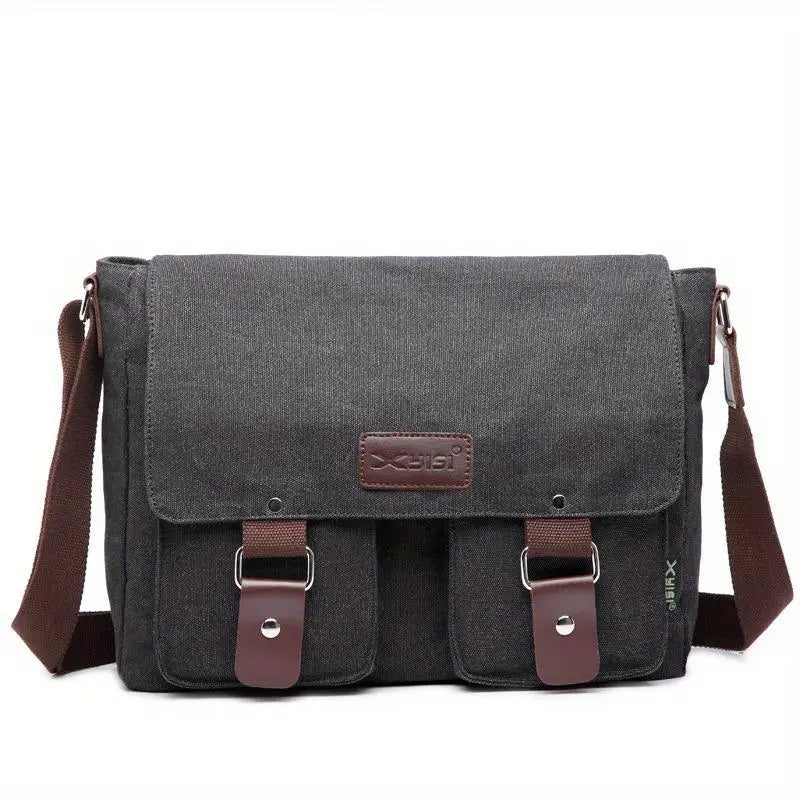 Azariah | Men's Vintage Canvas Crossbody Messenger Travel Bag