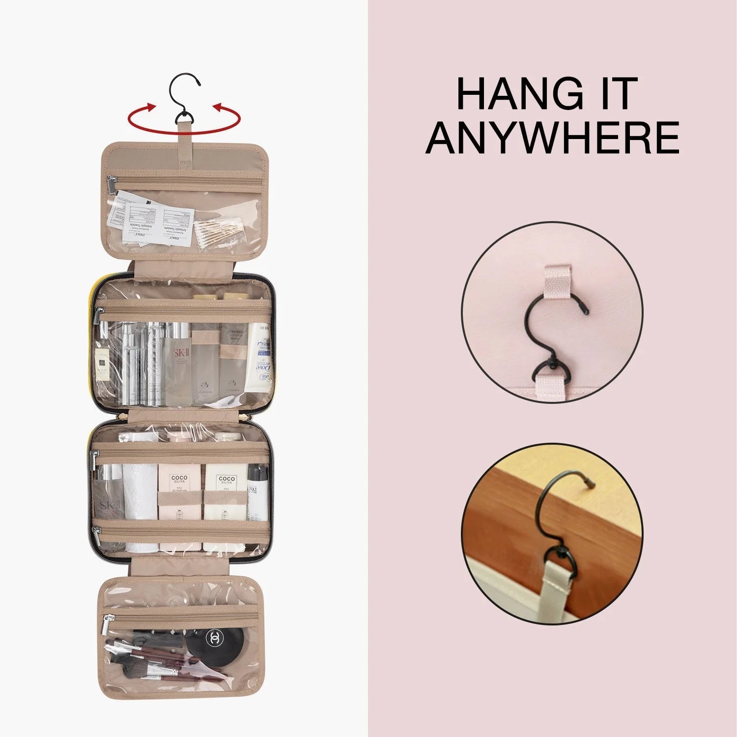 Ultimate Space-Saving Toiletry Bag