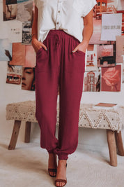 Breezy ALOHA Linen Summer Pants for Effortless Style and Comfort - Lizabella Fashion -  -  - Breezy ALOHA Linen Summer Pants for Effortless Style and Comfort - Lizabella Fashion - #tag1# - #tag2#