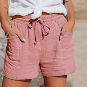 Breezy Linen Summer Shorts for Women - HEATHER Collection - Lizabella Fashion -  -  - Breezy Linen Summer Shorts for Women - HEATHER Collection - Lizabella Fashion - #tag1# - #tag2#