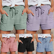 Breezy Linen Summer Shorts for Women - HEATHER Collection - Lizabella Fashion -  -  - Breezy Linen Summer Shorts for Women - HEATHER Collection - Lizabella Fashion - #tag1# - #tag2#