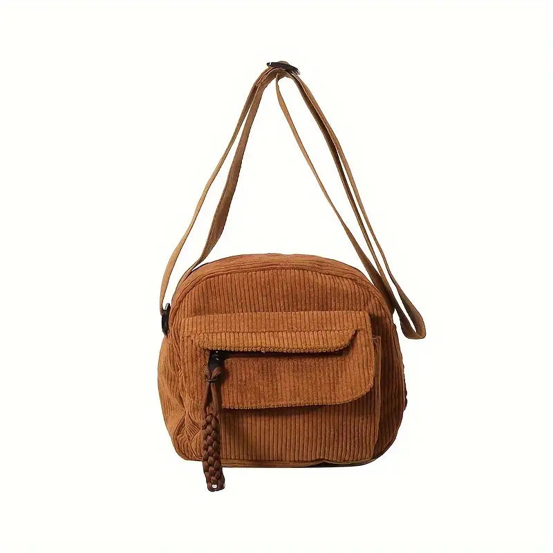 Melissa | Women's Corduroy Small Casual Crossbody Sling Bag