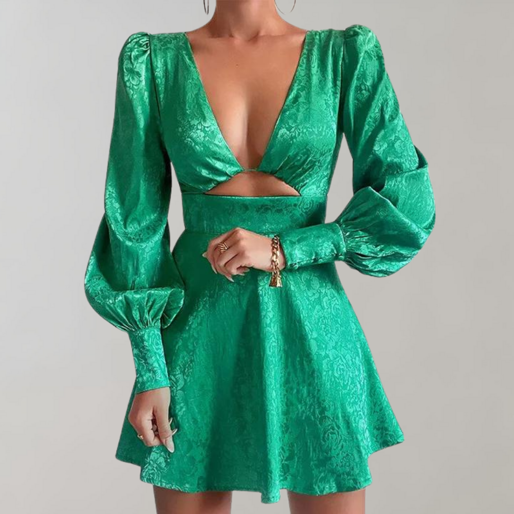 SARAH | Stylish Dress with Puff Sleeves