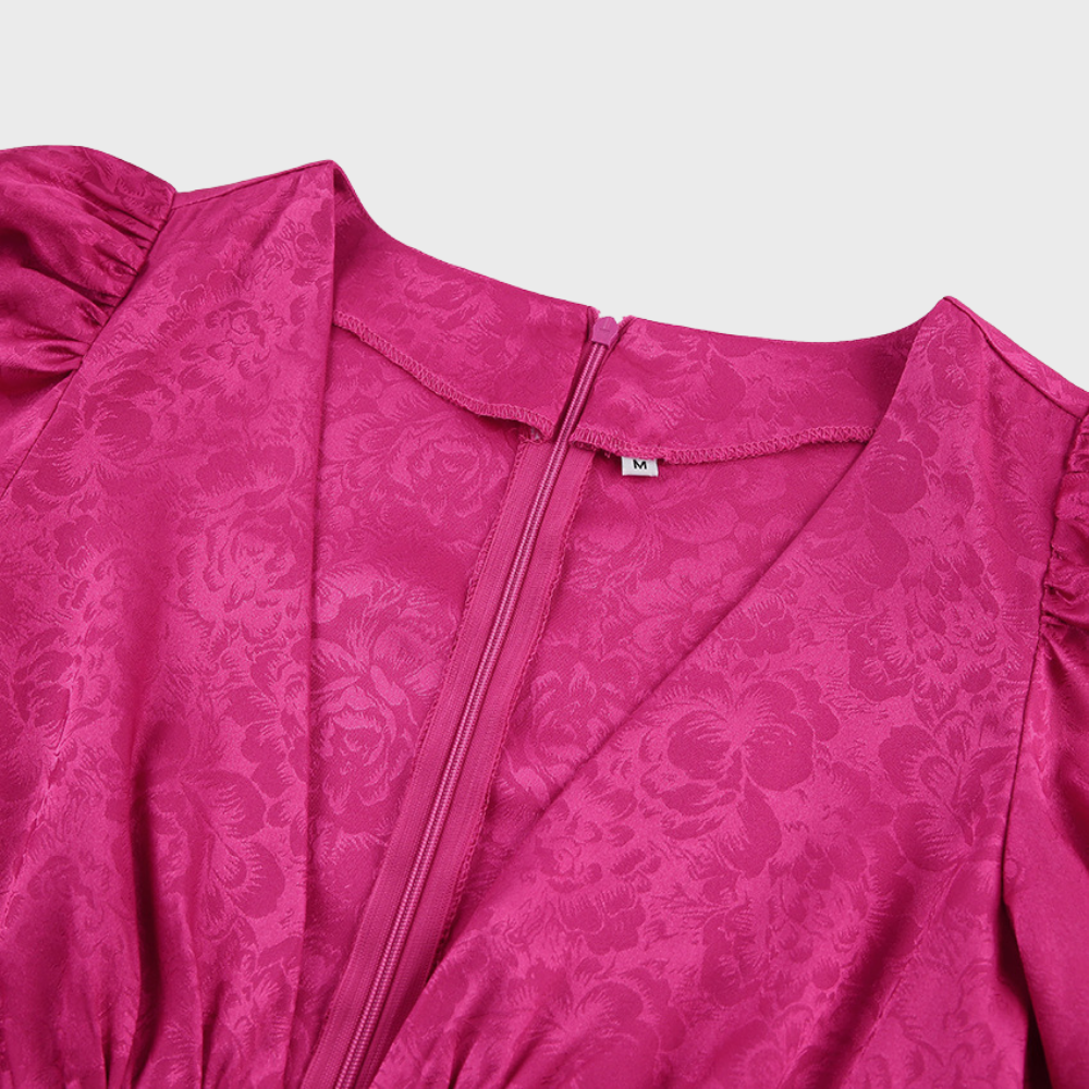 SARAH | Stylish Dress with Puff Sleeves