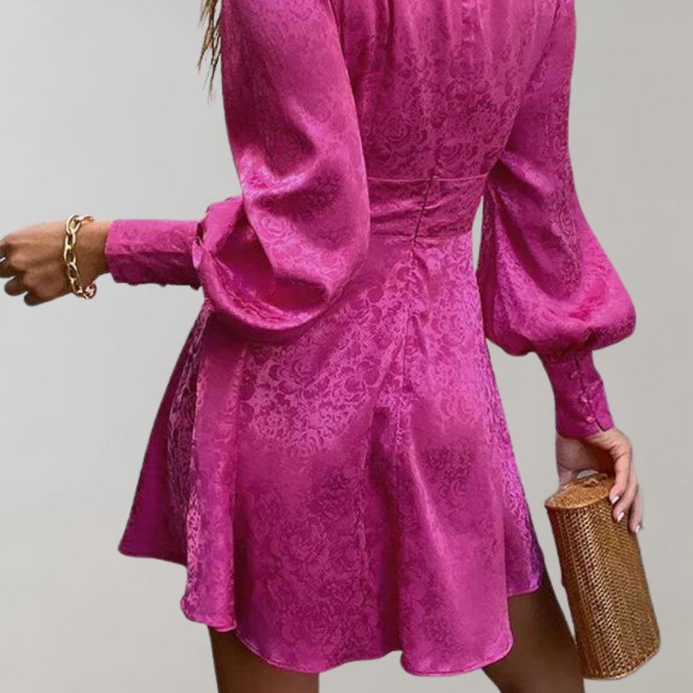 SARAH | Stylish Dress with Puff Sleeves
