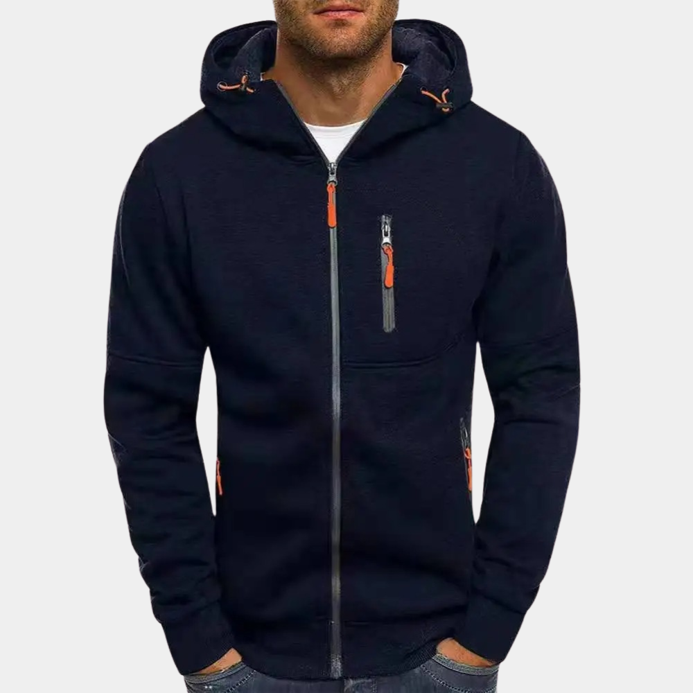 Jhonlee | Casual and Comfortable Hooded Zipper Jacket