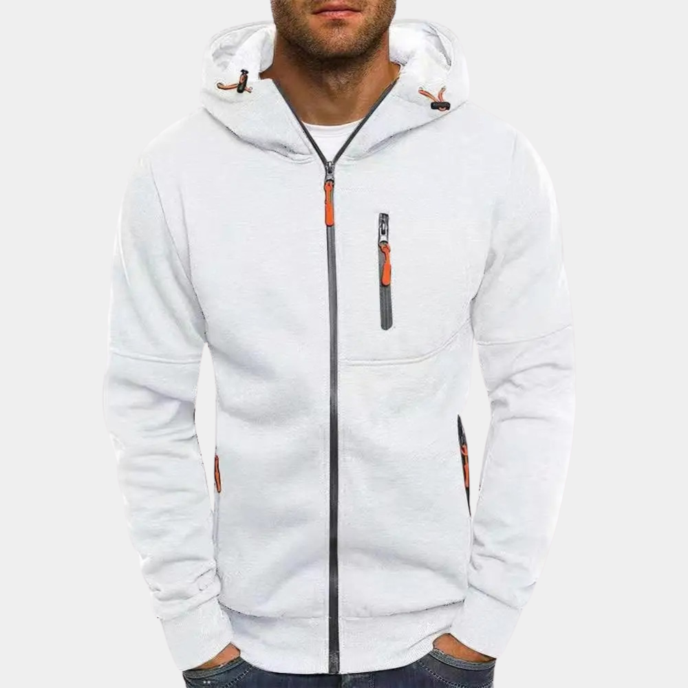 Jhonlee | Casual and Comfortable Hooded Zipper Jacket