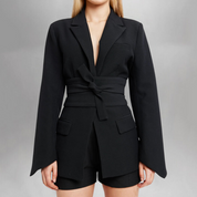 Emilia | Stylish Belted Blazer for Elegant Outfits