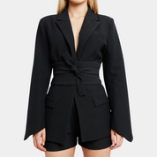 Emilia | Stylish Belted Blazer for Elegant Outfits