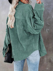 CASSIE | Corduroy Shirt - Lizabella Fashion -  -  - CASSIE | Corduroy Shirt-Lizabella Fashion - #tag1# - #tag2#