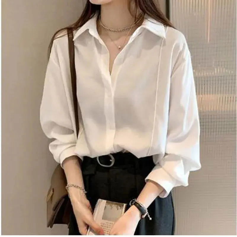 CHIC | Oversized Blouse Cotton - Lizabella Fashion -  -  - CHIC | Oversized Blouse Cotton-Lizabella Fashion - #tag1# - #tag2#