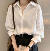 CHIC | Oversized Blouse Cotton - Lizabella Fashion -  -  - CHIC | Oversized Blouse Cotton-Lizabella Fashion - #tag1# - #tag2#