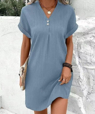 Candice | Stunning V-Neck Elegance Dress - Lizabella Fashion -  -  - Candice | Stunning V-Neck Elegance Dress - Lizabella Fashion - #tag1# - #tag2#