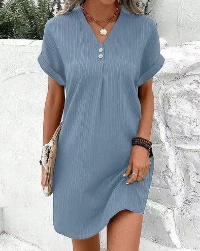Candice | Stunning V-Neck Elegance Dress - Lizabella Fashion -  -  - Candice | Stunning V-Neck Elegance Dress - Lizabella Fashion - #tag1# - #tag2#