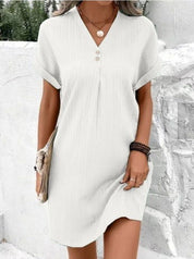 Candice | Stunning V-Neck Elegance Dress - Lizabella Fashion -  -  - Candice | Stunning V-Neck Elegance Dress - Lizabella Fashion - #tag1# - #tag2#